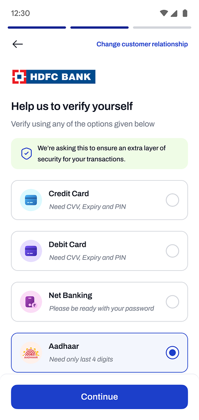 Thoughtful permissions screen